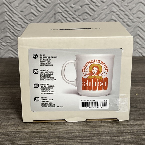 Say Anything 16oz This Actually is My First Rodeo Coffee Tea Mug Funny Gift Idea - Picture 4 of 6